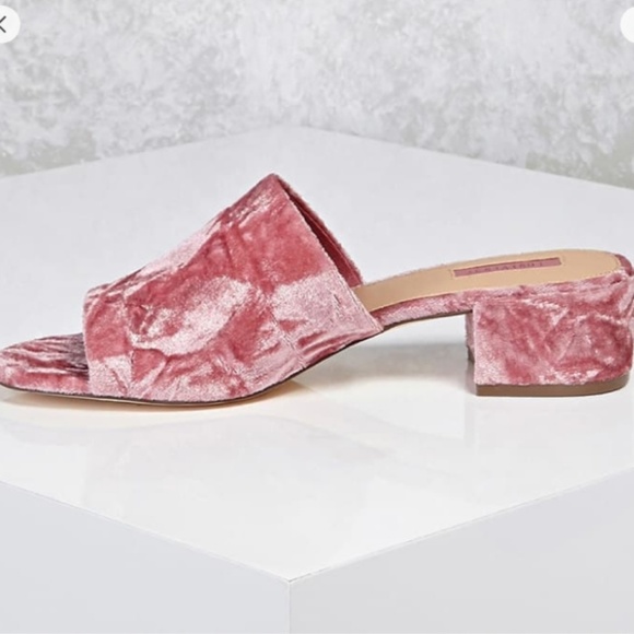 Pink Velvet Sandal - Picture 3 of 5